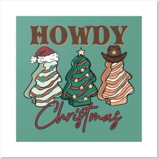 Howdy Christmas Tree Candies Posters and Art